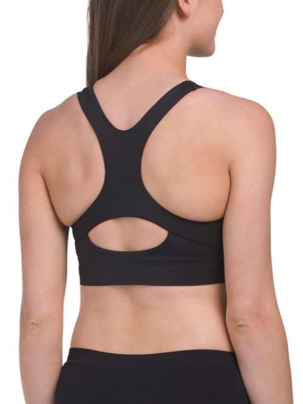 True & Co True Body Athleisure Racerback Bra Top Black 2X New - Picture 4 of 4